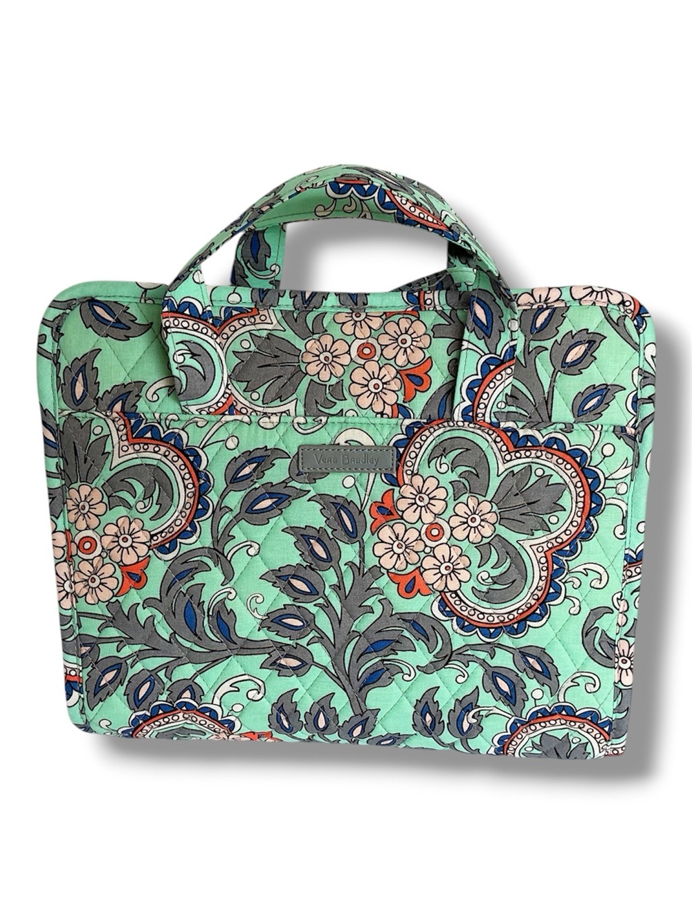 Vera Bradley Hanging Travel Organizer in Fan Flowers Prints